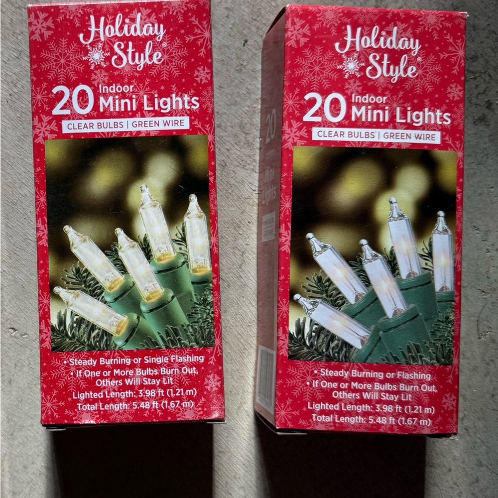 Christmas lights.